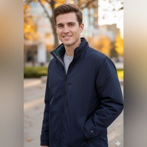 NWT‎ Perry ELLIS JACKET SIZE XL BLUE  Retail $295